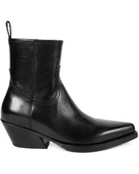 Ann Demeulemeester - Pointed-Toe Ankle Boots - Lyst