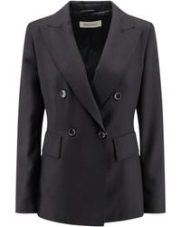 Max Mara - Sanna Double-Breasted Long-Sleeved Jacket - Lyst