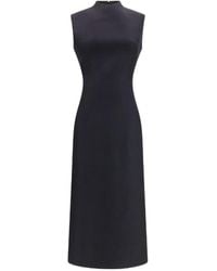 Maison Margiela - Sleeveless Fitted Midi Dress - Lyst