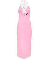 David Koma - Crystal-Embellished Cutout Midi Dress - Lyst