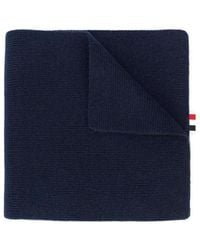 Thom Browne - 4-Bar Knitted Scarf - Lyst