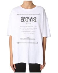 Versace Jeans Couture - Round-Necked Logo T-Shirt - Lyst