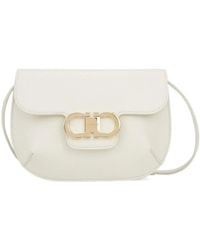 Ferragamo - Gancini Double Buckle Mini Bag - Lyst