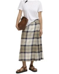 Barbour - Ballina Midi Skirt - Lyst