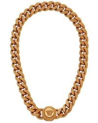 Versace - Medusa Chain-Link Necklace - Lyst