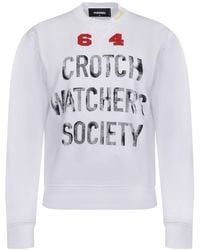 DSquared² - Long-Sleeved Crewneck Sweatshirt - Lyst