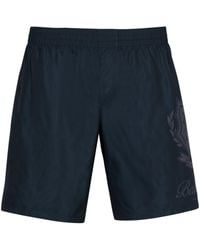 Balmain - Logo Print Swim Shorts - Lyst