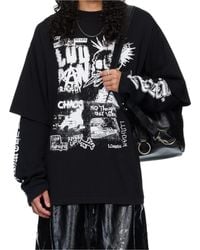 Lu'u Dan - Double Deck Crew Neck T-Shirt - Lyst