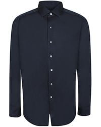 ZEGNA - Long Sleeved Buttoned Classic Shirt - Lyst