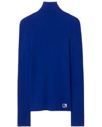 Burberry - Equestrian Knight Roll-Neck Knitted Jumper - Lyst