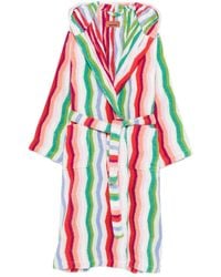 Missoni - Hooded Stripe-Pattern Bath Robe - Lyst