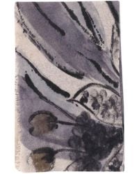 Faliero Sarti - Birch Pattern Fringed Scarf - Lyst