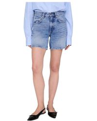 Anine Bing - Belt Loop Shorts - Lyst