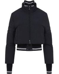 Thom Browne - Cropped Zip-Front Down Jacket - Lyst