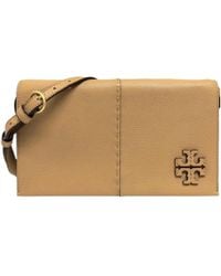 Tory Burch - Logo Plaque Shoulder Bag - Lyst