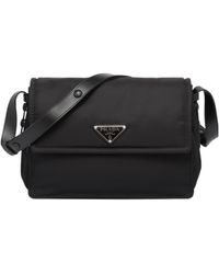 Prada - Traveller Medium Padded Re-Nylon Bag - Lyst