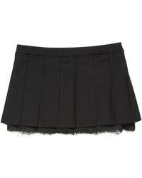 Acne Studios - Mini Pleated Skirt - Lyst