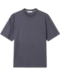 Stone Island - Logo Detailed Crewneck T-Shirt - Lyst