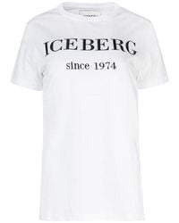 Iceberg - Logo Print T-Shirt - Lyst