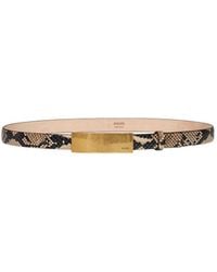 KHAITE - Berlin Logo Detailed Belt - Lyst