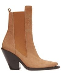 Ermanno Scervino - Suede Ankle Boots - Lyst