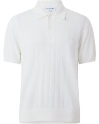 Lacoste - Knit Polo Shirt - Lyst