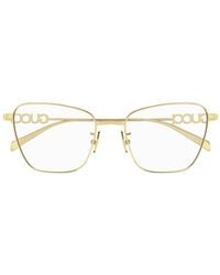Gucci - Eyewear Butterfly Frame Glasses - Lyst