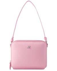 Courreges - Logo Zipper Shoulder Bag - Lyst