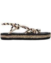 Isabel Marant - Kitza Open-Toe Flat Sandals - Lyst
