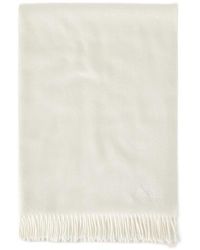 Loro Piana - Logo Details Cashmere Scarf - Lyst