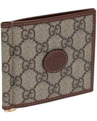 Gucci - Gg-Canvas Bi-Fold Wallet - Lyst