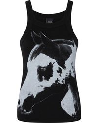 Pinko - X Patrick Mcdowell Horse Print Ribbed Vest - Lyst