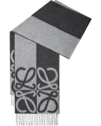 Loewe - Anagram Fringed Scarf - Lyst