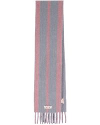 Marni - Striped Fringed Scarf - Lyst