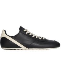 Rick Owens - Thin Shark-Tooth Sole Sneakers With Contrasting Design - Lyst