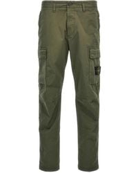 Stone Island - Compass Patch Tapered-Leg Cargo Pants - Lyst