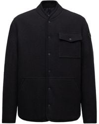 Moncler - Logo Patch Button-Up Shirt Jacket - Lyst