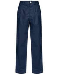 Stone Island - Mid-Rise Tapered Trousers - Lyst