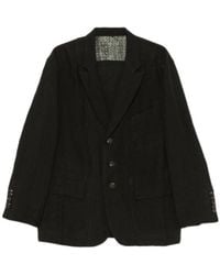 Ziggy Chen - Puppytooth Three Button Blazer - Lyst