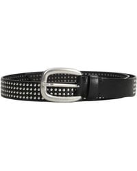 Golden Goose - Stud Embellished Buckle Belt - Lyst