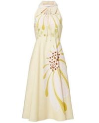 Dorothee Schumacher - Floral Power Floral Cotton-Blend Midi Dress - Lyst
