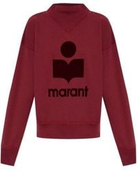 Isabel Marant - Moby Logo-Print Sweatshirt - Lyst