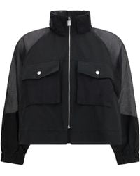 Pinko - Beth Sheer-Panel Jacket - Lyst