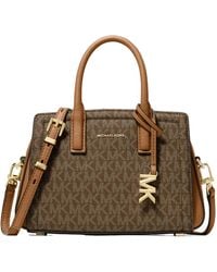 Michael Kors - Michael Laila Extra-Small Signature Logo Crossbody Bag - Lyst