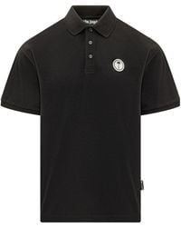 Palm Angels - Palm Patch Short-Sleeved Polo Shirt - Lyst