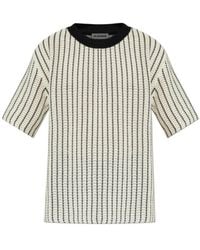 Jil Sander - Embellished Crochet T-Shirt - Lyst