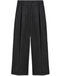 La DoubleJ - Pleated Straight-Leg Trousers - Lyst