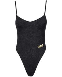 DSquared² - Textured Logo-Embroidered Swimsuit - Lyst
