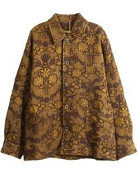Uma Wang - Jinn Floral-Jacquard Button-Up Jacket - Lyst