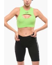 DSquared² - Icon Cut-Out Sports Bra - Lyst